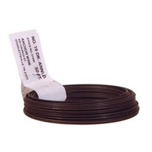 Hillman™ 123182 General Purpose Stove Pipe and Mechanics Wire Coil, Steel, 20 ga, 3-1/2 in Dia, 50 ft L, Dark Annealed