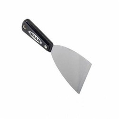 Hyde® 02600 Putty Knife, 4 in Blade Width, Carbon Steel Blade, 4-1/2 in Blade Length, Stiff Blade Flexibility, ASME Specifications Met, No Non-Sparking