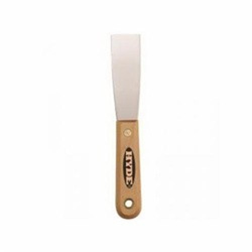 Hyde® 07060 Putty Knife, 3-3/4 in L x 1-1/4 in W, High Carbon Steel Blade, Stiff Blade Flexibility