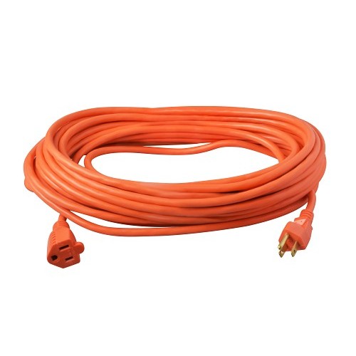 Southwire® 2308SW8803 Type SJTW Extension Cord, 13 A at 125 VAC, 1625 W, 50 ft L Cord, 3 Conductors