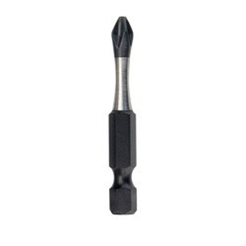 Milwaukee® SHOCKWAVE™ Impact Duty™ 48-32-4462 Impact Power Bit, #2 Phillips® Point, 2 in OAL, 1/4 in, Steel