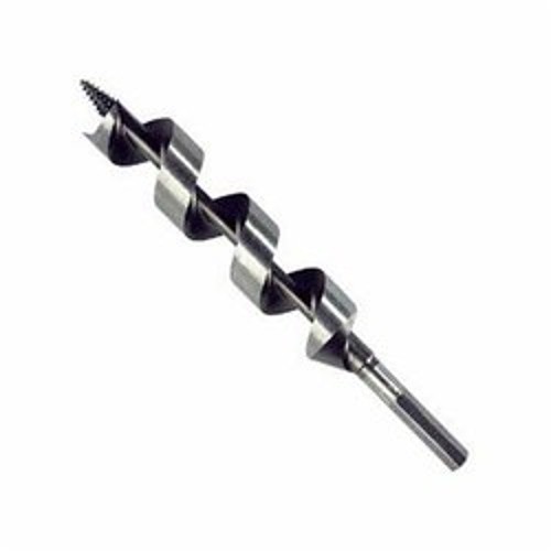 Irwin® 49916 I-100 Full Length Auger Bit, 1 in Dia, 7-1/2 in OAL, 4-1/2 in L Spiral Flute, 5/16 in Shank