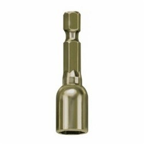 Irwin® 94332 Magnetic Nutsetter, 5/16 in Hex Point, Hex Shank, 2-9/16 in OAL, Industrial Grade S2 Steel