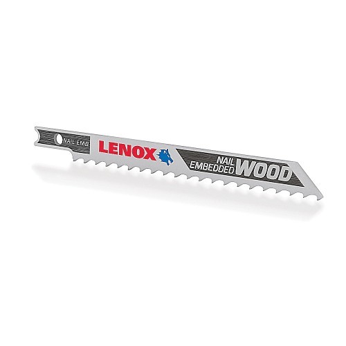 Stanley Black & Decker® Lenox® 1991476 High Strength Jig Saw Blade, 5-1/4 in L x 3/8 in W, 10, Bi-Metal Body