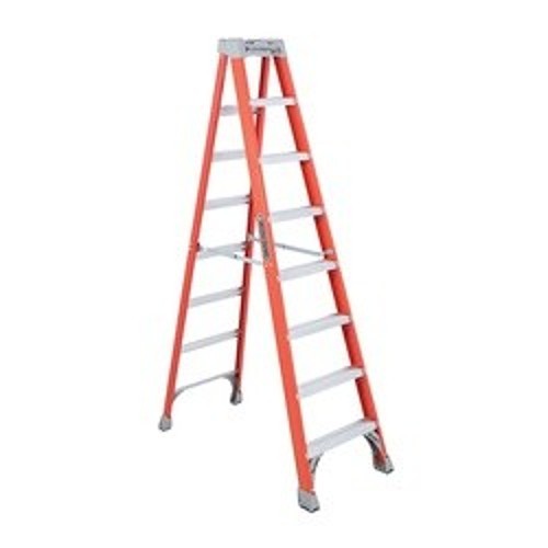 Louisville® FS1508 Standard Step Ladder, 8 ft Ladder, 300 lb Load, IA, Fiberglass, 7 Steps