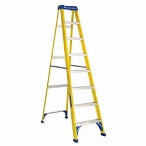 Louisville® FS2008 Step Ladder, 8 ft Ladder Height, 250 lb Load, Fiberglass, 5 Steps