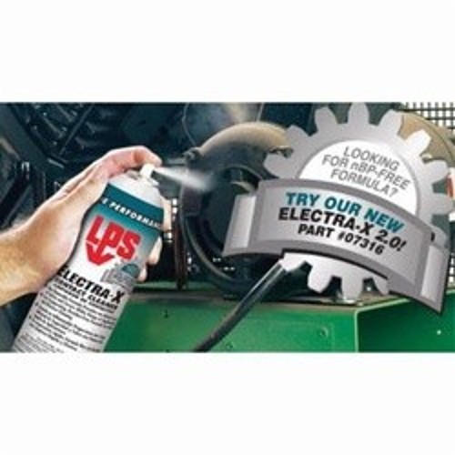 LPS® 00816 Electra-X Fast Evaporating Electronics Cleaner, 16 oz Aerosol Can, Strong Odor/Scent, Clear Glass, Liquid Form