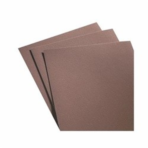 Norton® Metalite® 66261126331 K225 Coated Sanding Sheet, 11 in L x 9 in W, P400 Grit, Super Fine Grade, Aluminum Oxide Abrasive, Cotton Backing