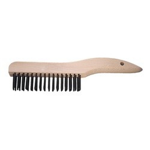 PFERD 85033 Scratch Brush, 10-1/4 x 1-1/8 in Block, 5-1/4 in Overall Length, 1-3/16 in Trim Length, Carbon Steel Trim