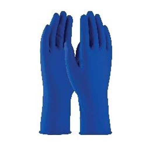PIP® Ambi-dex® 2550L Disposable Gloves, Large, #9, Latex, Blue, 14 mil Thickness