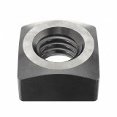 Square Nut, Imperial, 1 in-8 Diameter - Thread, Steel, Zinc Plated, 2 Grade