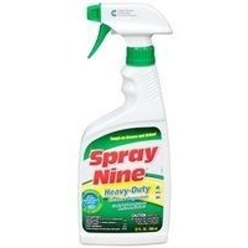 Germicidal Cleaner, Spray Nine, 25 oz Container, Spray Bottle Container