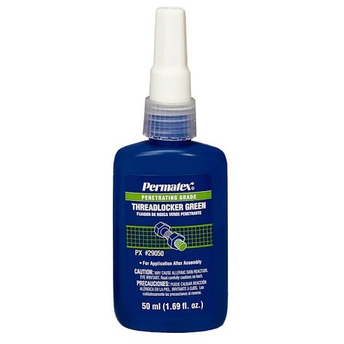 ITW Polymers Adhesives Permatex® 230-29050 Threadlocker, 50 mL, Green