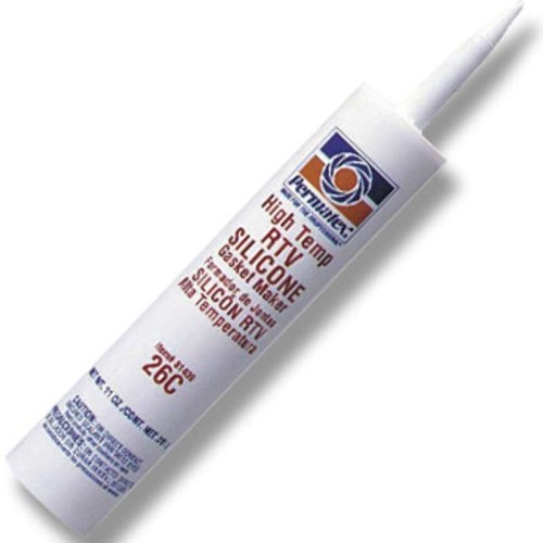 RTV Silicone Gasket Maker, Hi-Temp, 11 oz, Cartridge, Red