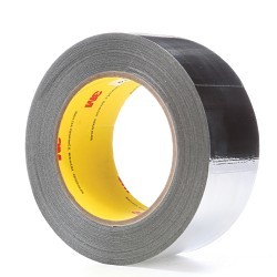 3M™ 7000028867 363 Glass Cloth Tape, 36 yd L x 2 in W, 7.3 mil THK, Silicon Adhesive, Glass Cloth Backing, Silver