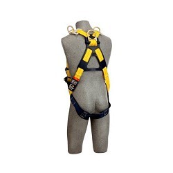 3M™ 1110602 Vest-Style Retrieval Harness, Universal, 420 lb, Tech-Lite™ Quick Connect, Tech-Lite™ Quick Connect, Zinc Plated Steel Buckle Hardware, Yellow