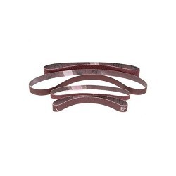 3M™ 60440274730 Sanding Belt, 1/2 in Belt Width, 24 in Belt Length, 80 Grit, Medium Grade, Aluminum Oxide Abrasive, Cloth Backing