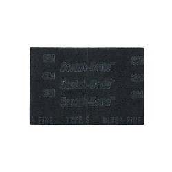 3M™ Scotch-Brite™ 64935 Hand Pad, 9 in Length, 6 in Width/Diameter, Ultra Fine Grade, Silicon Carbide Abrasive