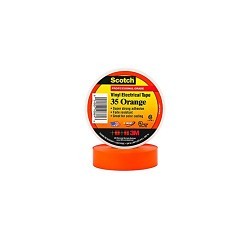 3M™ 7000031581 Filament Tape, 66 ft Length, 3/4 in Width, 7 mil Thickness, Orange