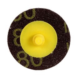 3M™ 7000045099 Roloc Disc, 2-1/2 in Disc Dia, 80 Grit, Medium Grade, Aluminum Oxide Abrasive, Cloth Backing