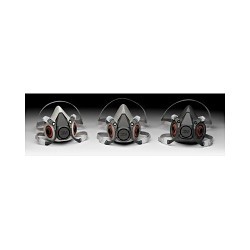 3M™ 7503/37083 Reusable Respirator, Half Facepiece Reusable Respirator, Series: 7000, Large, Bayonet