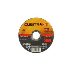 3M™ Cubitron™ II 7100024773 Cut-Off Wheel, 4.5 in Wheel Diameter, 0.045 in Wheel Thickness, 7/8 in Center Hole, 60 Grit, Ceramic Grain Abrasive