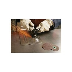 3M Roloc™ 3M22398 Quick-Change Disc, 2 in Disc Dia, 36 Grit, Very Coarse Grade, Aluminum Oxide Abrasive, Type TR Attachment