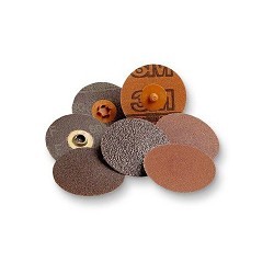 3M Roloc™ 3M22401 Quick-Change Disc, 2 in Disc Dia, 80 Grit, Medium Grade, Aluminum Oxide Abrasive, Type TR Attachment