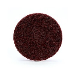 3M Scotch-Brite™ 7000000751 Surface Conditioning Disc, 2 in Disc Dia, Medium Grade, Aluminum Oxide Abrasive, Threaded Mandrel Attachment