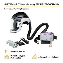 3M Versaflo™ 94269 Heavy Industry PAPR Kit, High Capacity Lithium-Ion - Rechargeable Battery, NIOSH Approved Specifications Met