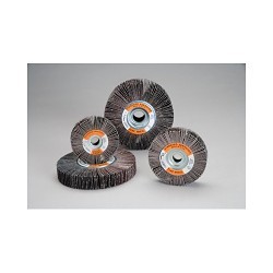 3M™ Standard Abrasives™ 7000122178 Flap Wheel, 1 in Wheel Diameter, 1 in Face Width, 0.25 in Shank Diameter, 60 Grit, Aluminum Oxide Abrasive