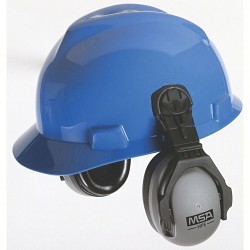 MSA Safety Sound Control™ 10061272 Ear Muffs, Hard Hat Mounted, 27 dB NRR, Dielectric, Passive, HPE, Black/Gray