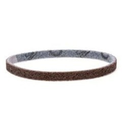 Weldcote Metals ACB002S018C Surface Conditioning Belt, 1/4 in Belt Width, 18 in Belt Length, Brown