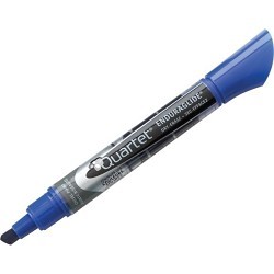 ACCO Brands Quartet® 5001-3MA Dry Erase Marker, Blue Ink, Chisel, Original Barrel