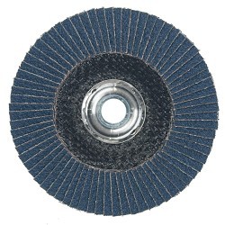 Weldcote Metals 25377 Coated Abrasive Flap Disc, 4-1/2 in Disc Dia, 5/8-11 in Center Hole, 40 Grit