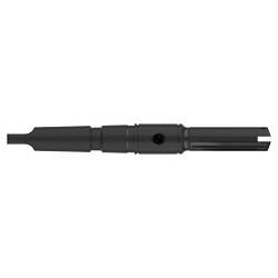 AME® 22005S-002I Spade Drill Insert Holder, 39/64 to 11/16 in Tool Bit, #2 Shank, 6-15/32 in Overall Length, 1-3/8 in Depth