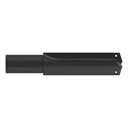 AME® 22050S-200L Drill Insert Holder, 2-1/2 to 3-1/2 in Tool Bit, 2 in Dia x 4 in L Shank, 12-1/2 in Overall Length, 1/2 in Thread, 6-3/4 in Depth