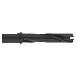 AME® 23025H-125F Drill Insert Holder, 1-3/16 to 1-3/8 in Tool Bit, 1-1/4 in Dia x 2-9/32 in L Shank, 9-11/32 in Overall Length, 1/4 in Thread, 5-3/8 in Depth