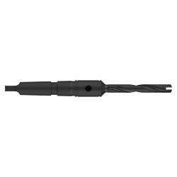 AME® 240Y0H-002I Drill Insert Holder, 3/8 to 27/64 in Tool Bit, 2MT Shank, Tool Bit Compatibility: 2T-2SR RCA, 7-7/16 in Overall Length, 1/16 in Thread, 2-3/8 in Depth