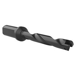 AME® 24500H-075F Spade Drill Insert Holder, 33/64 to 11/16 in Tool Bit, 3/4 in Shank, 6-39/64 in Overall Length, 3-1/2 in Depth