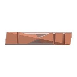 AME® 452H-0031 Spade Drill Insert, 31/32 in Dia, 3/16 in Thickness, Standard, AM200® Coated