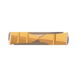 AME® 4C22P-0100 Spade Drill Insert, 1 in Dia, 3/16 in Thickness, Standard, Material Grade: C2, AM300® Coated, Manufacturer's Grade: K20