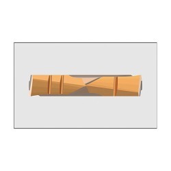 AME® 4C22P-0104 Drill Insert, 1-1/8 in Insert, 3/16 in Thickness, Material Grade: C2