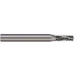 AME® TM-18NPT Thread Milling Cutter, 1/4 x 3/8 in NPT, 3 in Overall Length, 4 Flutes, 5/16 in Shank Dia