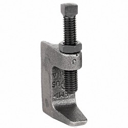 ASC Anvil® 0560009169 Pipe Beam Clamp, 3/8 in Rod, 1-1/4 in Thickness, 500 lb Top, 250 lb Bottom, Ductile Iron, Black