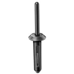 Approved Vendor A14004 Blind Rivet, Nylon, 2-3/64 in Length, 11/64 - 11/32 in Grip Range, Flush Beveled Dome