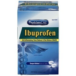 Acme United First Aid Only® PhysiciansCare® 579-90109 Tablet, 250 Count, Packet, Formula: Ibuprofen