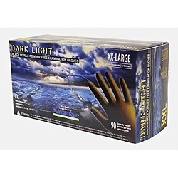 Adenna HERO® DLG679 Inspection Gloves, 2X-Large, #11, Nitrile, Black, 9.4 in Length