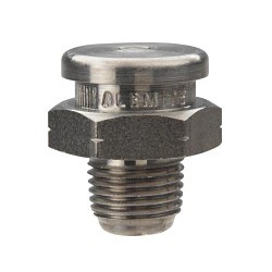 Alemite® A1184 Button Head Fitting, 1/8 in PTF Thread, 3/4 in OAL, 11/32 in L Shank, Trivalent Zinc Plated