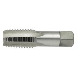 Buy 1/8"-27 Tap, Semi-Bottoming, 4 Flutes, High Speed Steel, TiN Tap Finish In C - Foto 4